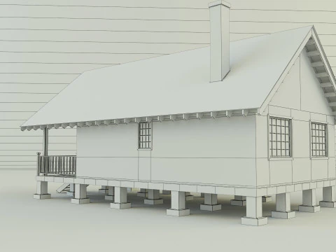 Guest house model 3D Model