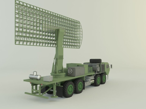Assy hemtt A4 with radar 3D Model