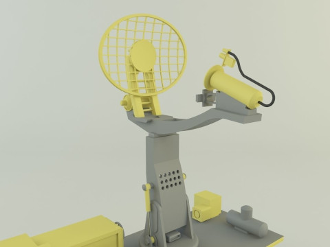 Assy hemtt A4 with radar 2 Model 3D