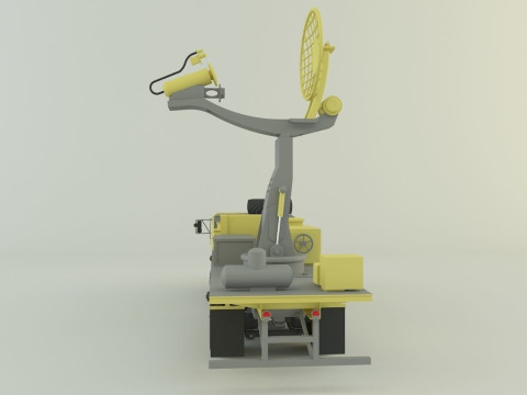 Assy hemtt A4 with radar 2 Model 3D