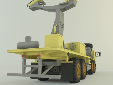 Assy hemtt A4 with radar 2 Model 3D