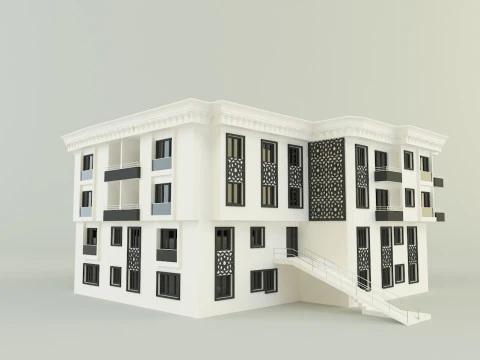 Gedung 579 Model 3D