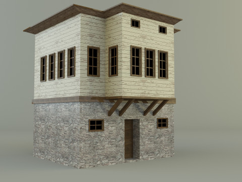 Old building model 3D Model