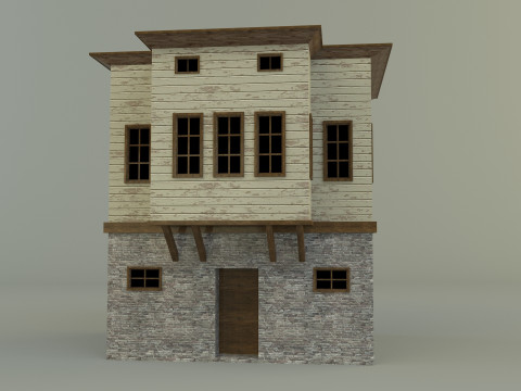 Old building model 3D Model