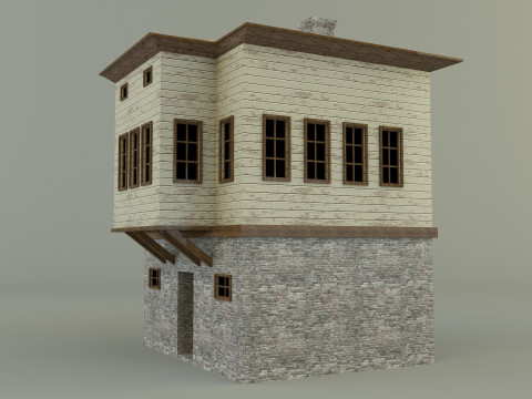 Old building model 3D Model