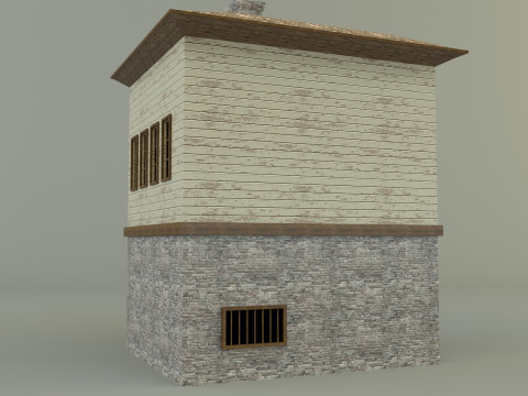 Old building model 3D Model