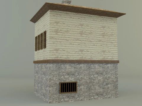 Old building model 3D Model