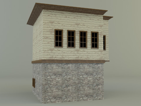 Old building model 3D Model