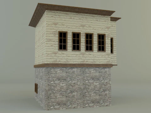 Old building model 3D Model