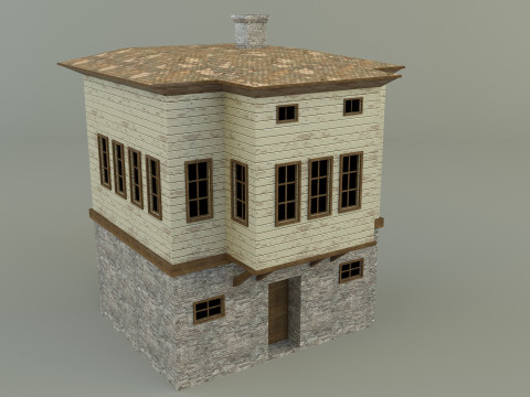 Old building model 3D Model