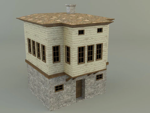 Old building model 3D Model