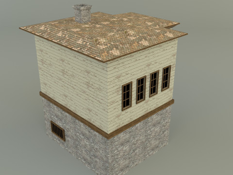 Old building model 3D Model