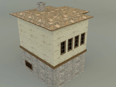 Old building model 3D Model