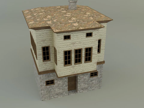 Old building model 3D Model