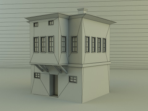 Old building model 3D Model