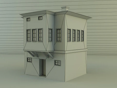 Old building model 3D Model