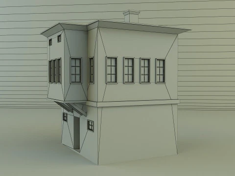 Old building model 3D Model