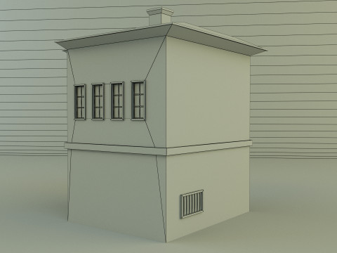 Old building model 3D Model