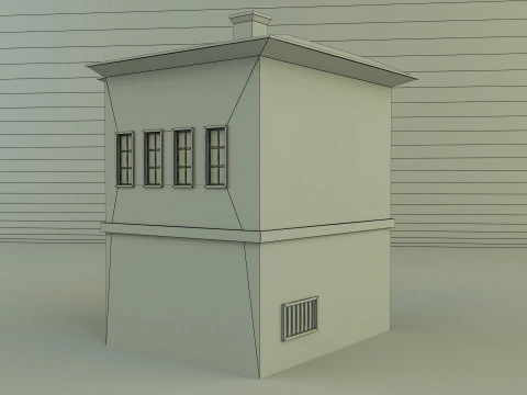 Old building model 3D Model
