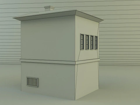 Old building model 3D Model