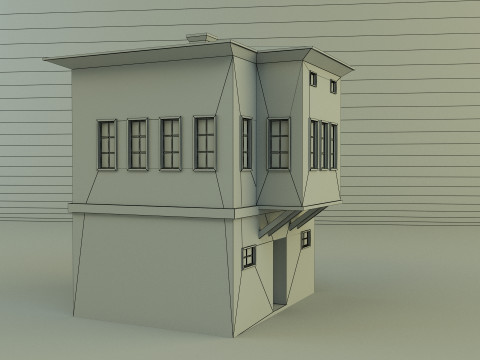 Old building model 3D Model