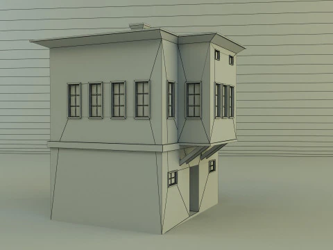 Old building model 3D Model