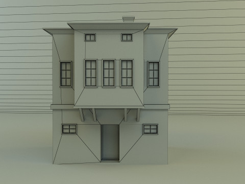 Old building model 3D Model