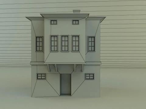 Old building model 3D Model