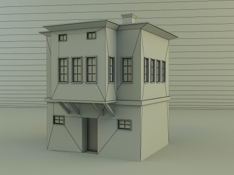 Old building model 3D Model