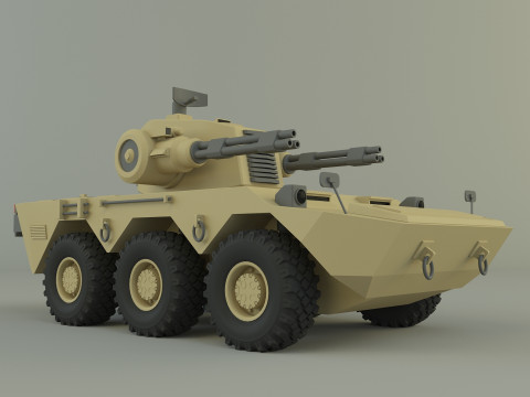 Anti aircraft tank 3Dモデル
