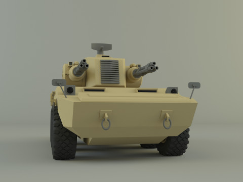 Anti aircraft tank 3Dモデル