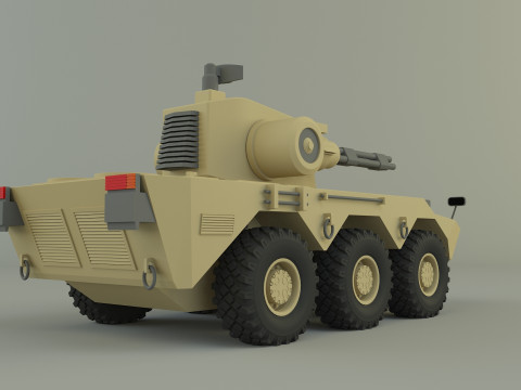 Anti aircraft tank 3Dモデル