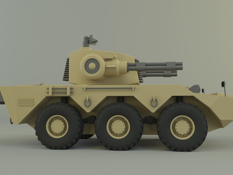 Anti aircraft tank 3Dモデル