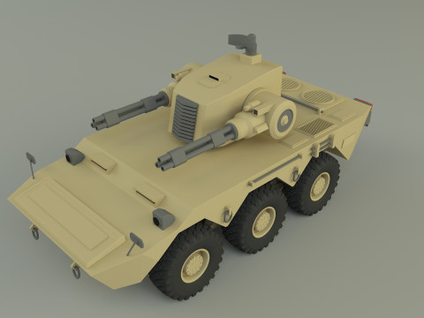 Anti aircraft tank 3Dモデル