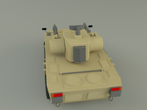 Anti aircraft tank 3Dモデル