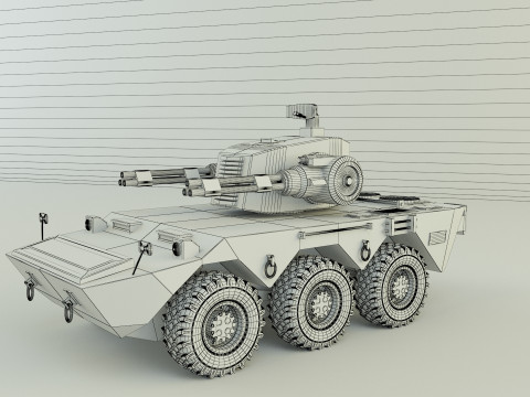 Anti aircraft tank 3Dモデル