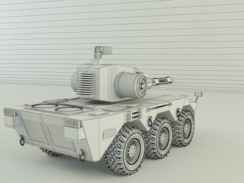 Anti aircraft tank 3Dモデル