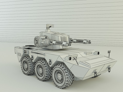 Anti aircraft tank 3Dモデル