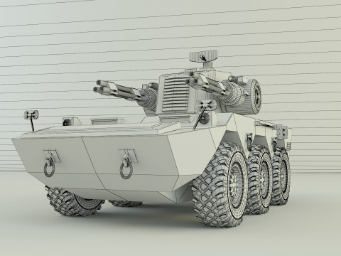 Anti aircraft tank 3Dモデル