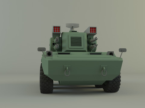 Anti aircraft Surface to air missile SAM 3Dモデル