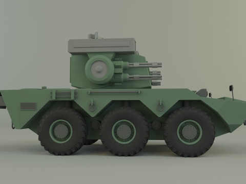 Anti aircraft Surface to air missile SAM 3Dモデル