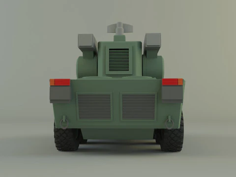 Anti aircraft Surface to air missile SAM 3D Model