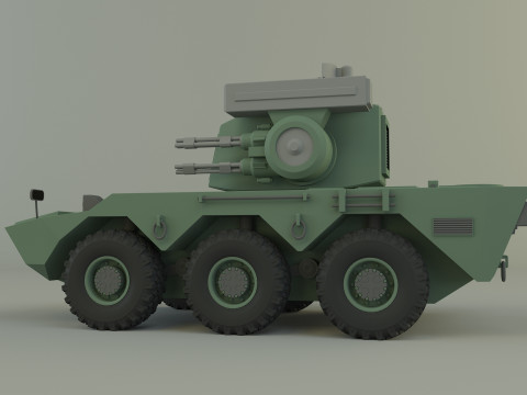Anti aircraft Surface to air missile SAM 3Dモデル
