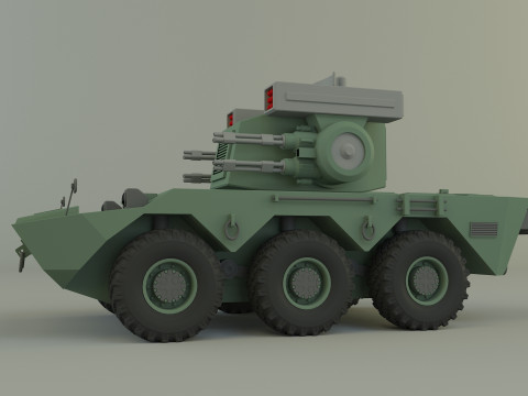 Anti aircraft Surface to air missile SAM 3Dモデル