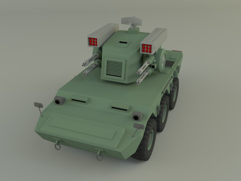 Anti aircraft Surface to air missile SAM 3Dモデル