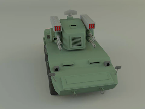 Anti aircraft Surface to air missile SAM 3D Model
