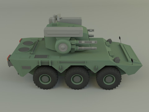 Anti aircraft Surface to air missile SAM 3Dモデル