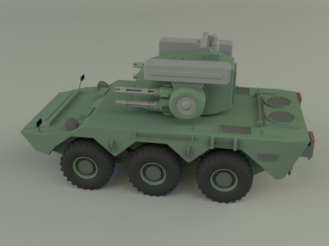 Anti aircraft Surface to air missile SAM 3Dモデル