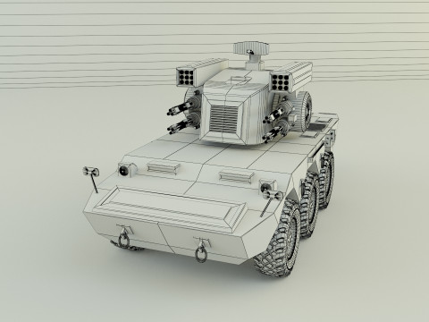 Anti aircraft Surface to air missile SAM 3Dモデル