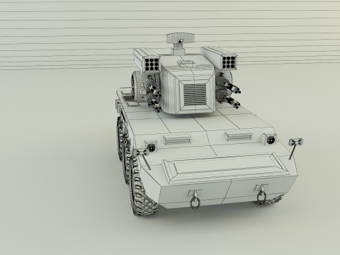 Anti aircraft Surface to air missile SAM 3Dモデル